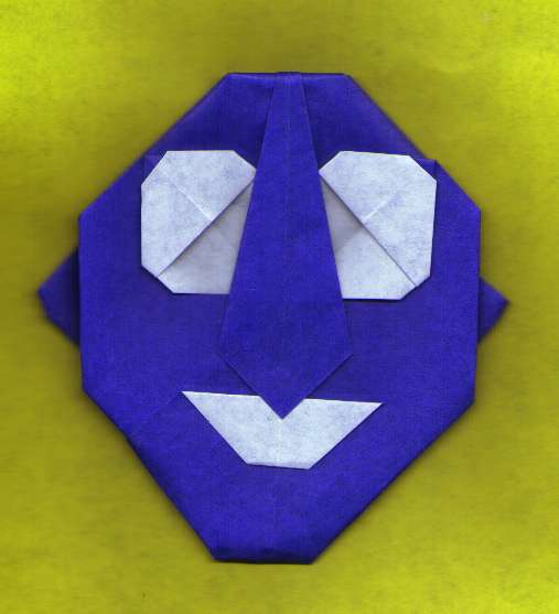 Origami Mr. Muppet by Gilad Aharoni. Folded by Gilad Aharoni on giladorigami.com