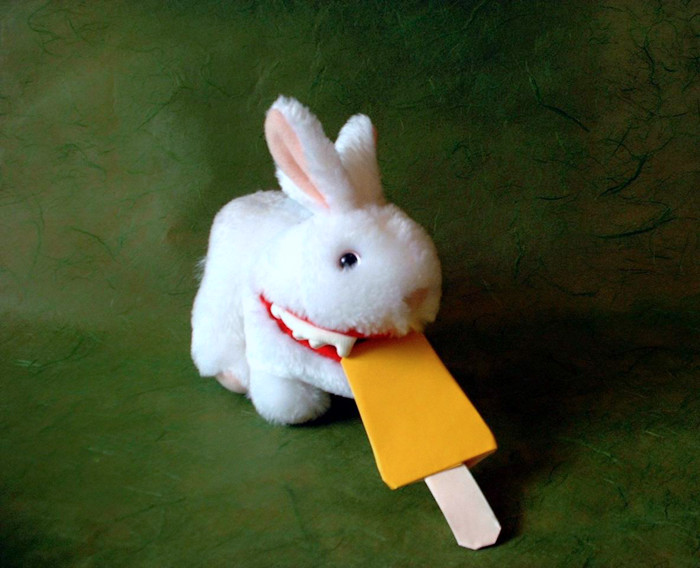 Origami Popsicle by Gilad Aharoni. Folded from a square of origami paper by Gilad Aharoni on giladorigami.com