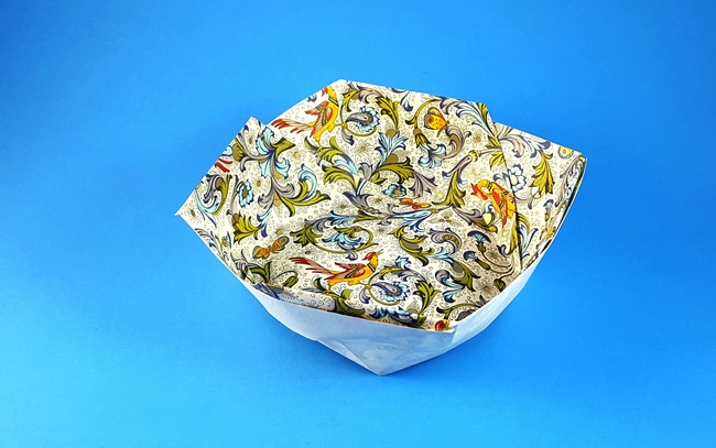 Origami Ali's dish by Nick Robinson. Folded by Gilad Aharoni on giladorigami.com