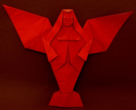 Origami Angel by Kawai Toyoaki folded by Gilad Aharoni