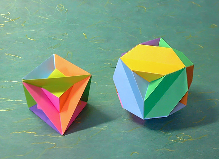 Origami Andrew ball by Andrew Borloz. Folded by Gilad Aharoni on giladorigami.com