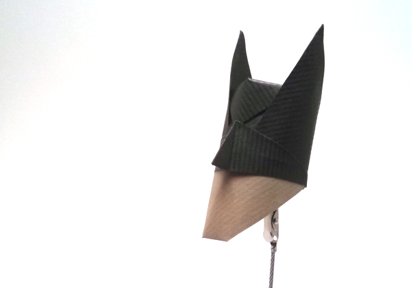Origami Batman by Marc Vigo Anglada. Folded by Gilad Aharoni on giladorigami.com