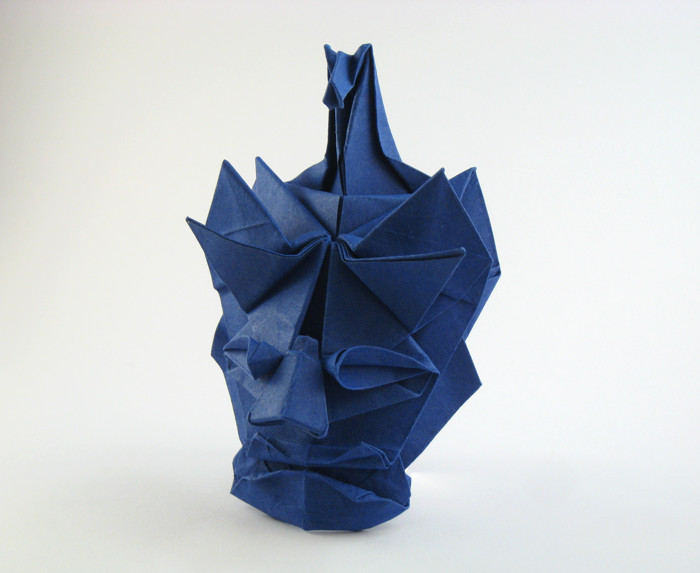 Origami Batou by Tomoko Fuse. Folded from a square of Canson art paper by Gilad Aharoni on giladorigami.com