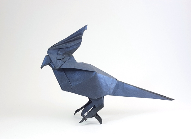 Origami Bird by Fumiaki Kawahata. Folded by Gilad Aharoni on giladorigami.com
