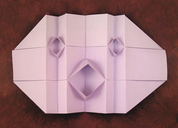 Origami Blowfish by Joel Stern. Folded from a letter-size rectangle of printing paper by Gilad Aharoni on giladorigami.com