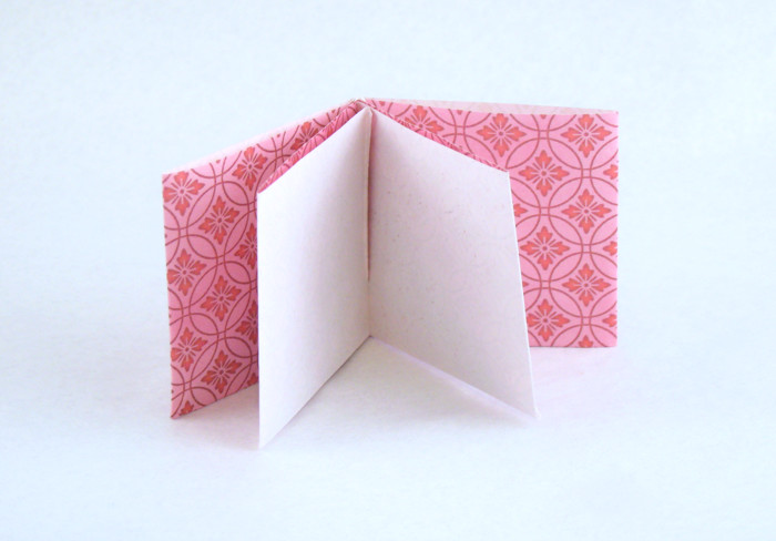 Origami Book by Kunihiko Kasahara. Folded from a square of origami paper by Gilad Aharoni on giladorigami.com