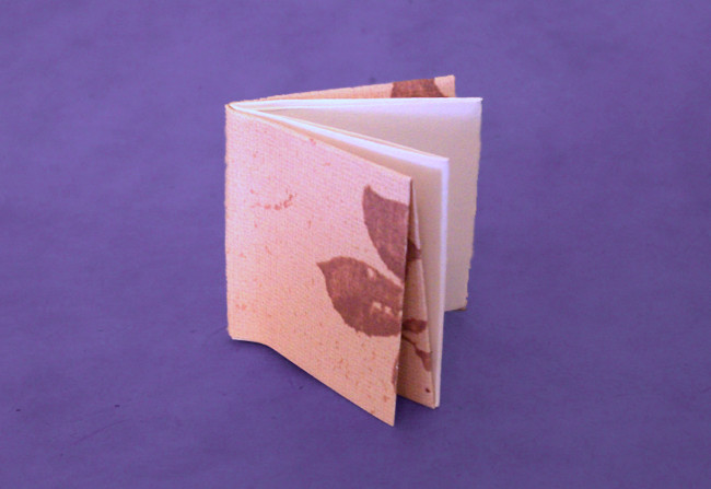 Origami Book by Joel Stern. Folded from a square of scrapbooking paper by Gilad Aharoni on giladorigami.com