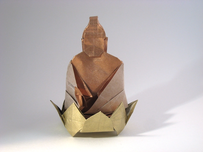 Origami Buddha by Dang Viet Tan. Folded by Gilad Aharoni on giladorigami.com
