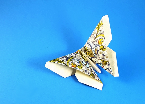 Origami Butterfly by Michael G. LaFosse. Folded by Gilad Aharoni on giladorigami.com