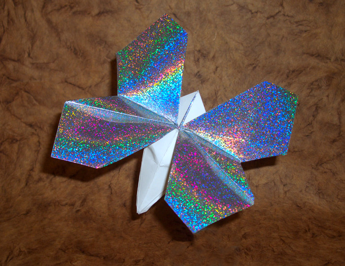 Origami Butterfly by Nick Robinson. Folded by Gilad Aharoni on giladorigami.com