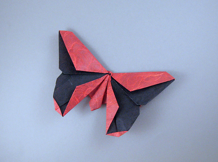 Origami Butterfly - V'Ann by Michael G. LaFosse. Folded by Gilad Aharoni on giladorigami.com