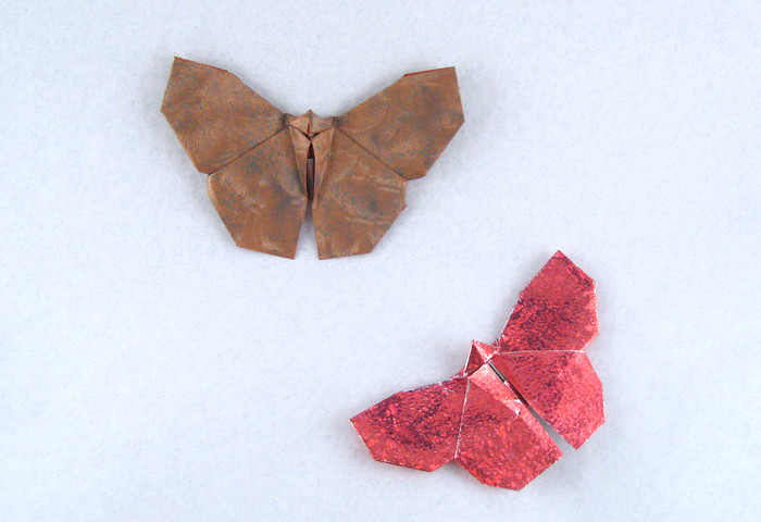 Origami Butterfly by Akira Yoshizawa. Folded by Gilad Aharoni on giladorigami.com