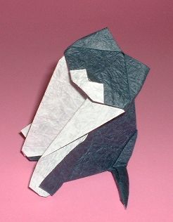 Origami Cat by Marco Pavone. Folded by Gilad Aharoni on giladorigami.com