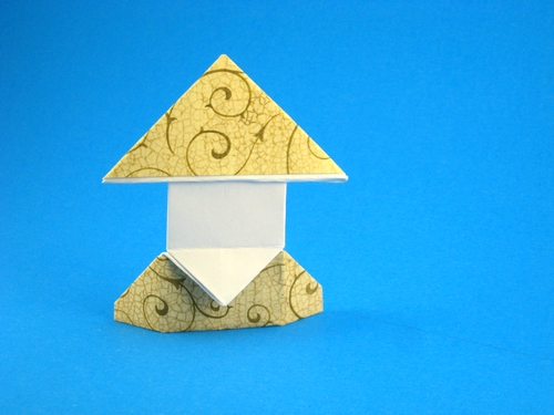 Origami Chinaman bookmark by David Petty. Folded by Gilad Aharoni on giladorigami.com