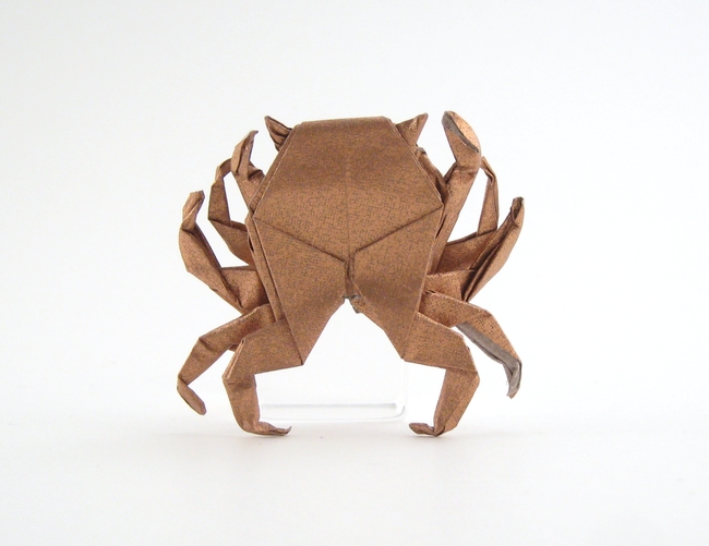 Origami Crab by Peter Engel folded by Gilad Aharoni