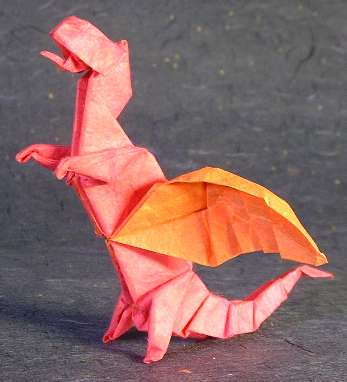 Origami Dragon by Peter Budai. Folded by Gilad Aharoni on giladorigami.com