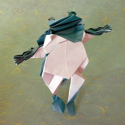 Origami Frog in