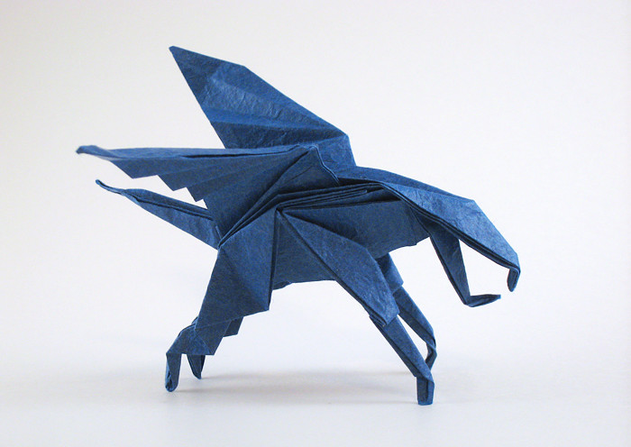 Origami Gargoyle by Jerry Harris. Folded by Gilad Aharoni on giladorigami.com