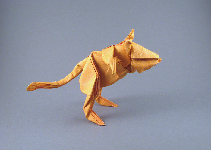 Origami Jerboa by Unknown. Folded by Gilad Aharoni on giladorigami.com