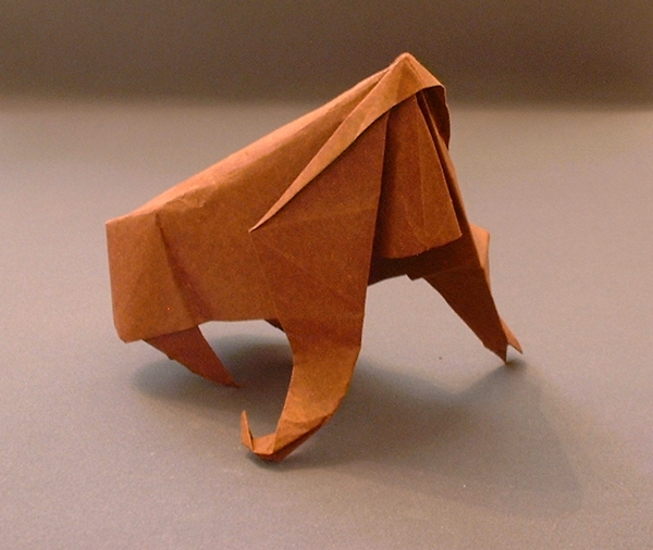 Origami Gorilla by Stephen Weiss. Folded by Gilad Aharoni on giladorigami.com