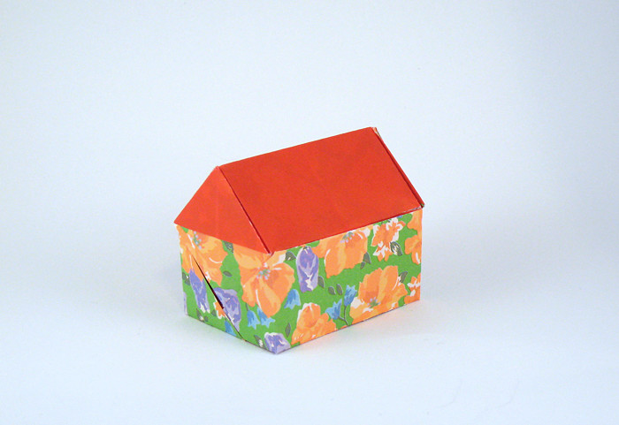 Origami House by Roman Diaz. Folded by Gilad Aharoni on giladorigami.com