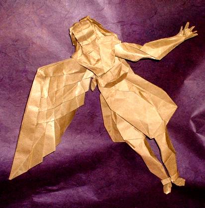 Origami Icarus by Hojyo Takashi. Folded by Gilad Aharoni on giladorigami.com