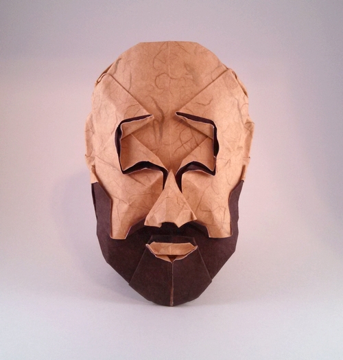 Origami Eric Joisel by Steven Casey. Wet-Folded from a square of double-sided mulberry paper by Gilad Aharoni on giladorigami.com