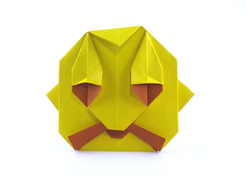 Origami Mr. Moustache by Peter Budai. Folded by Gilad Aharoni on giladorigami.com