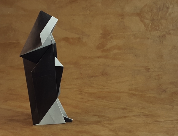 Origami Mother superior by Robert Harbin. Folded from a square of origami paper by Gilad Aharoni on giladorigami.com