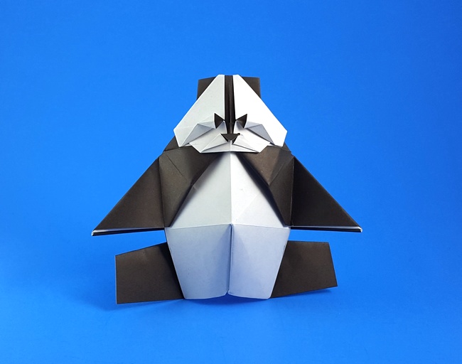 Origami Panda by Mathieu Gueros. Folded by Gilad Aharoni on giladorigami.com