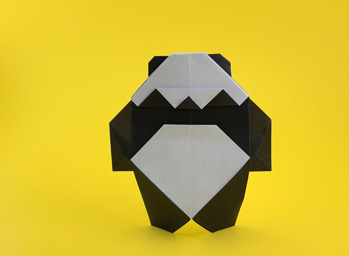 Origami Panda by Rob Snyder. Folded by Gilad Aharoni on giladorigami.com