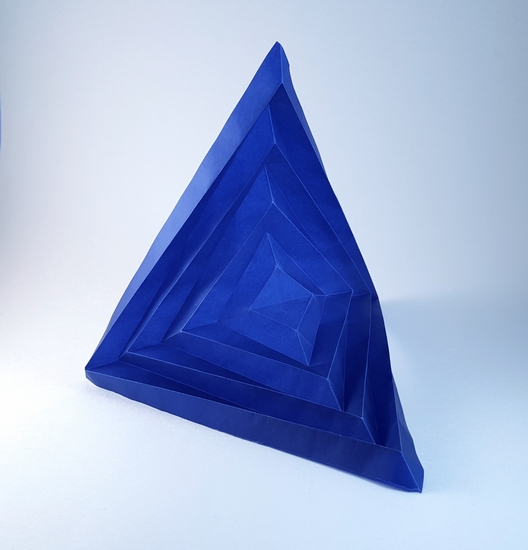 Origami Hyperbolic parabola by Don Sigal. Folded by Gilad Aharoni on giladorigami.com