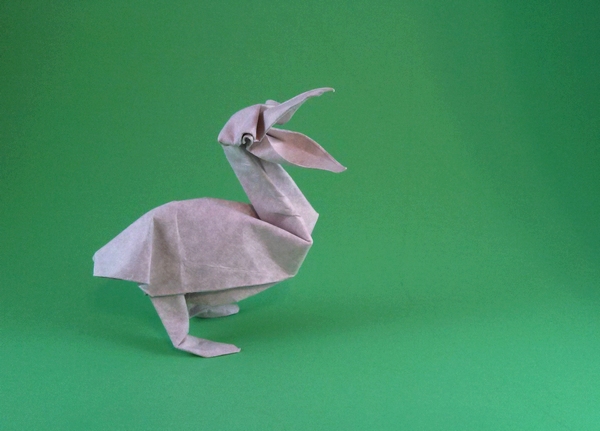 Origami Pelican by Akira Yoshizawa. Folded by Gilad Aharoni on giladorigami.com