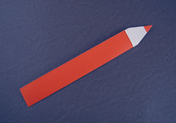 Origami Pencil by Traditional. Folded by Gilad Aharoni on giladorigami.com