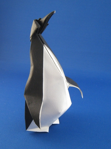 Origami Penguin by Eric Joisel. Folded by Gilad Aharoni on giladorigami.com
