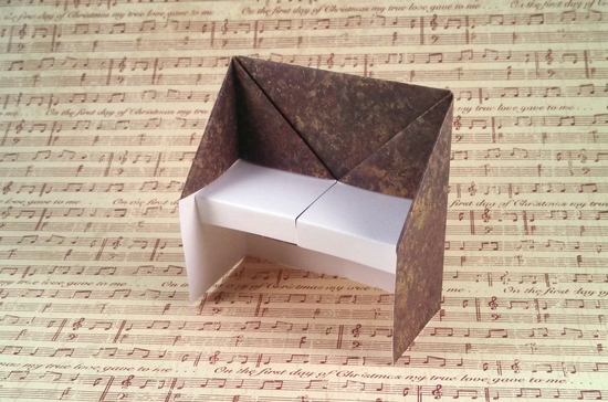 Origami Organ by Traditional. Folded by Gilad Aharoni on giladorigami.com