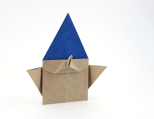 Origami Pinocchio by Daniela Carboni. Folded by Gilad Aharoni on giladorigami.com