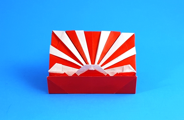 Origami The rising sun by Djordje Jovanovic. Folded by Gilad Aharoni on giladorigami.com