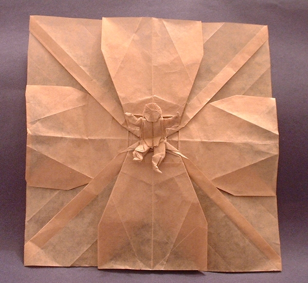 Origami Rock climber by Robert J. Lang. Folded by Gilad Aharoni on giladorigami.com