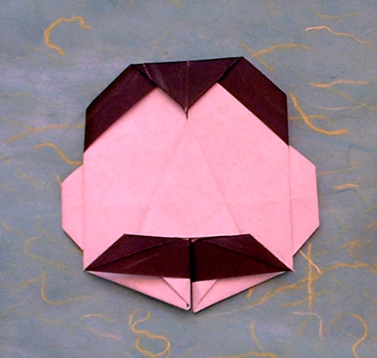 Origami Stalin by Eric Kenneway. Folded by Gilad Aharoni on giladorigami.com