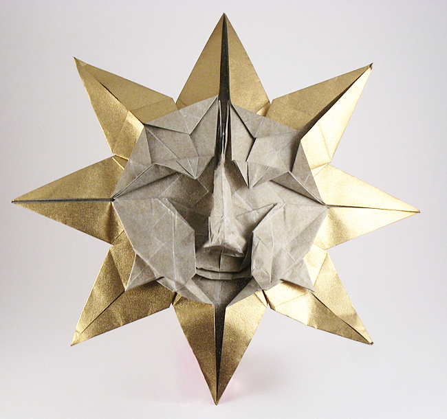 Origami Sun by Peter Engel. Folded by Gilad Aharoni on giladorigami.com