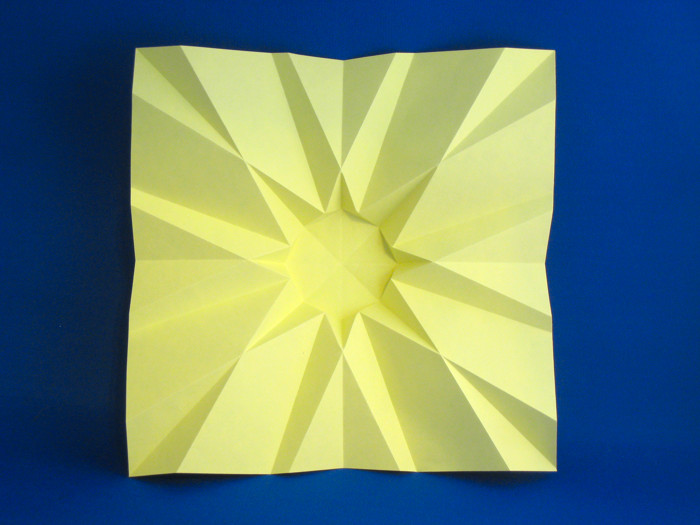 Origami Give me Sunshine by David Mitchell. Folded by Gilad Aharoni on giladorigami.com