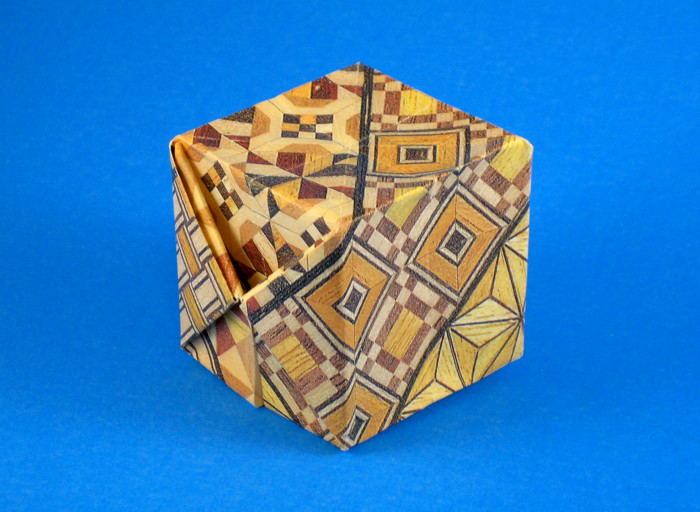 Origami Waterbomb by Toshie Takahama. Folded by Gilad Aharoni on giladorigami.com