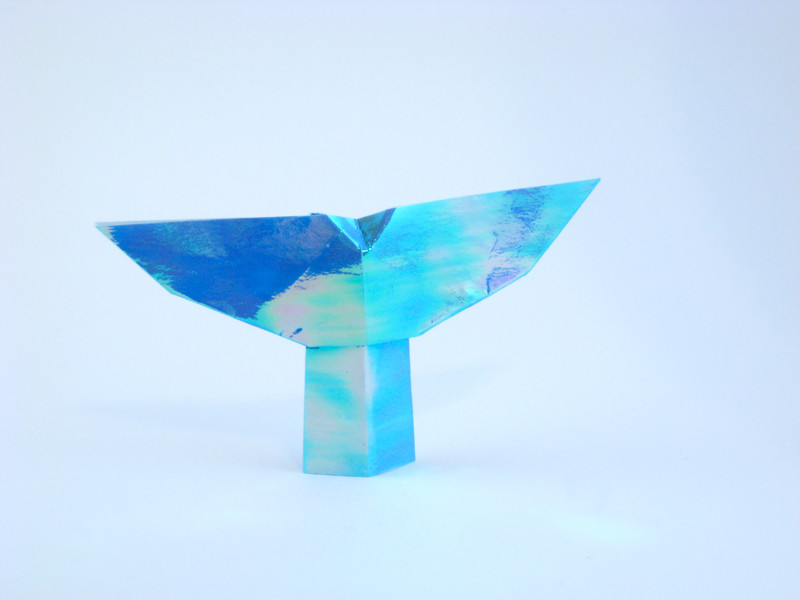 Origami Whale's tail by Mick Guy. Folded by Gilad Aharoni on giladorigami.com