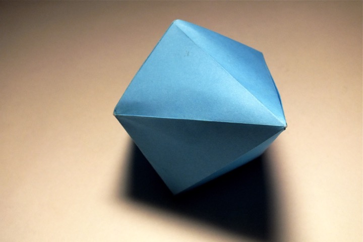 Origami Golden pentagonal dipyramid by John Montroll on giladorigami.com