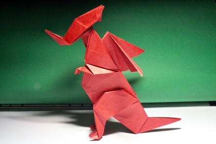 Origami Western dragon by Kim Jin Woo on giladorigami.com