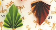 Origami Fan-leaf ornament by Anita F. Barbour on giladorigami.com