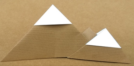 Origami Snowy peaks by Christophe Curat on giladorigami.com