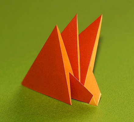 Origami Porcupine by Kunihiko Kasahara on giladorigami.com