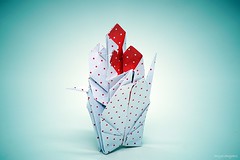 Origami KadomaTsuru by Arisawa Yuga on giladorigami.com